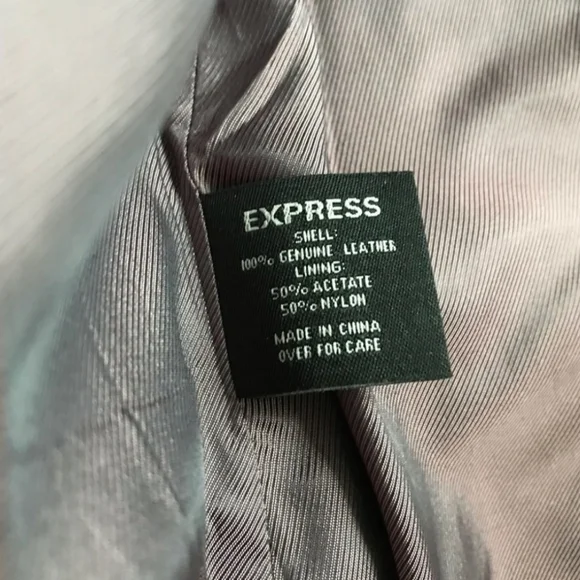 Express Genuine Leather Jacket - Picture 6 of 9